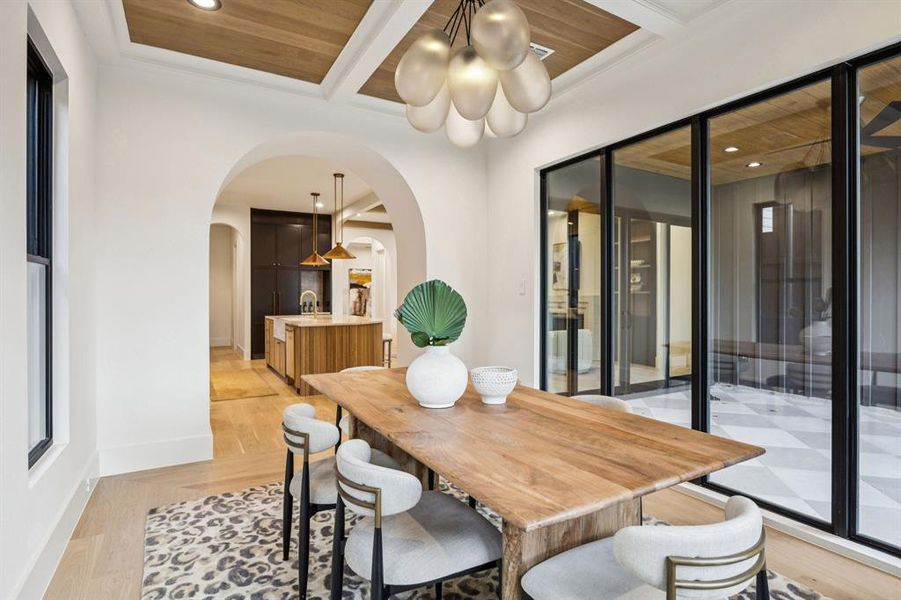 Furnished interior view inside a new home in , Dallas (Image 7).