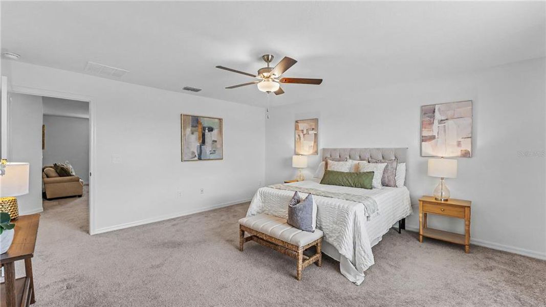 Furnished interior view inside a new home in Wind Meadows South, Bartow (Image 37).