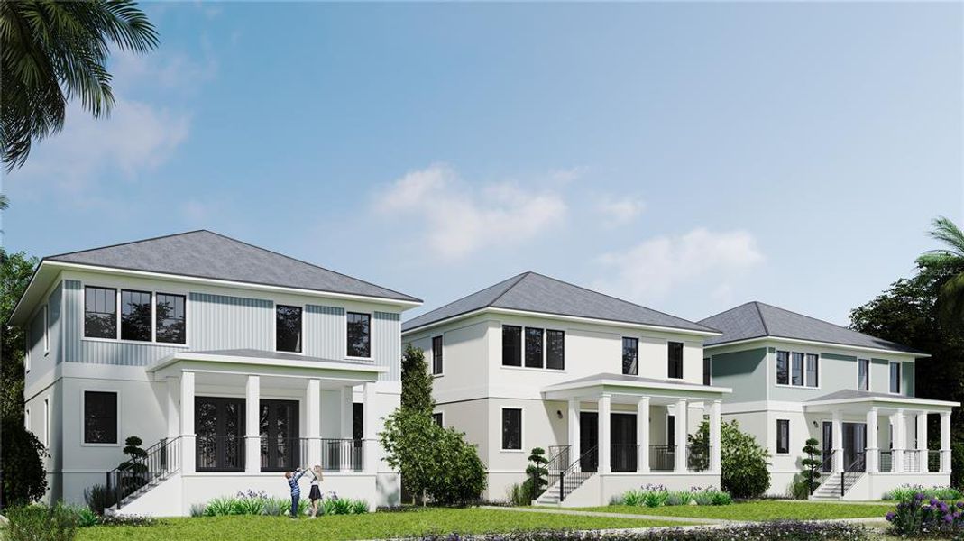 Front exterior of a new home in , Oldsmar, FL, highlighting curb appeal (Image 3). Front exterior of a new home in , Oldsmar, FL, highlighting curb appeal (Image 3).