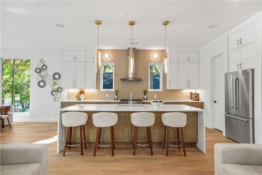 Furnished interior view inside a new home in , Atlanta (Image 6).