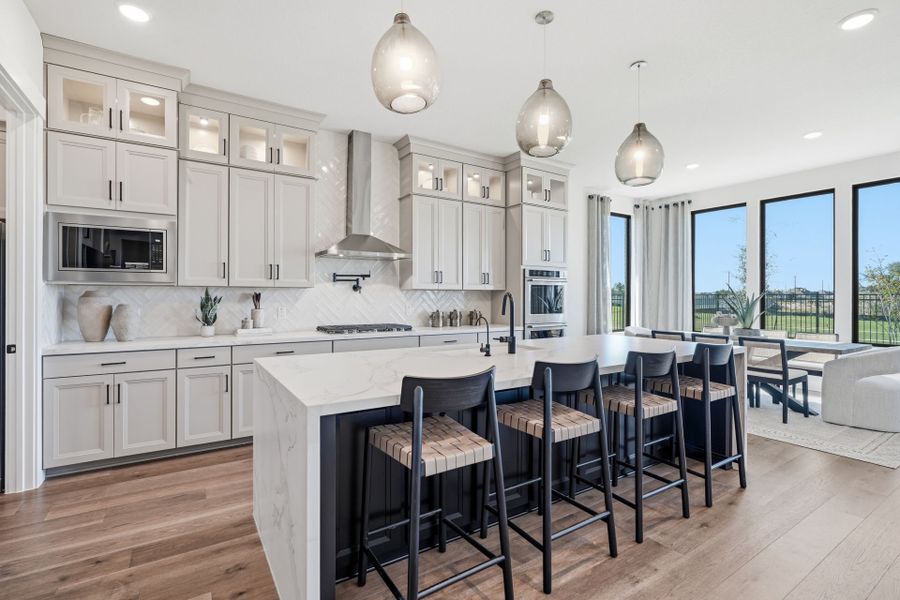 Representative furnished interior of a home built from the Gillett by Pulte Homes in Corley Farms, Boerne (Image 6).