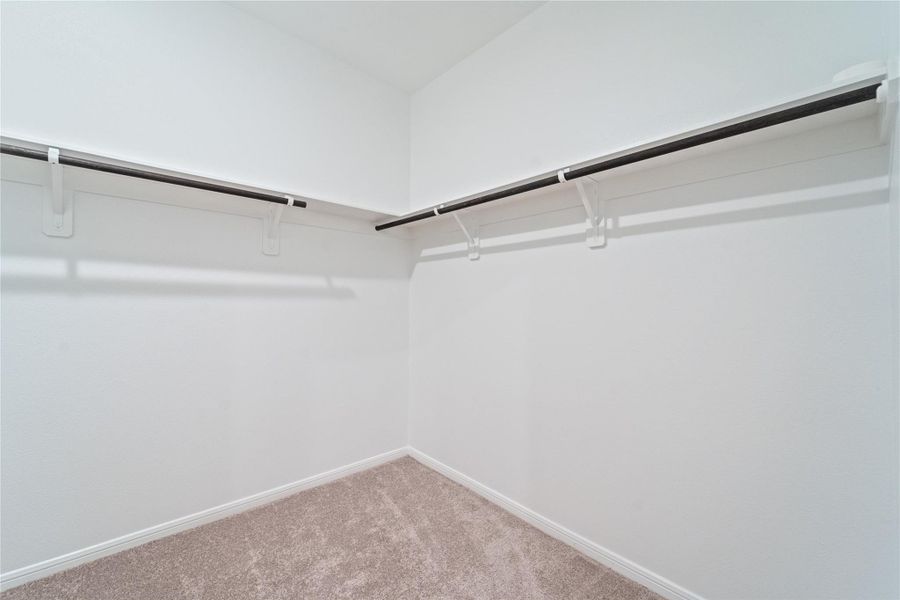 walk-in primary closet