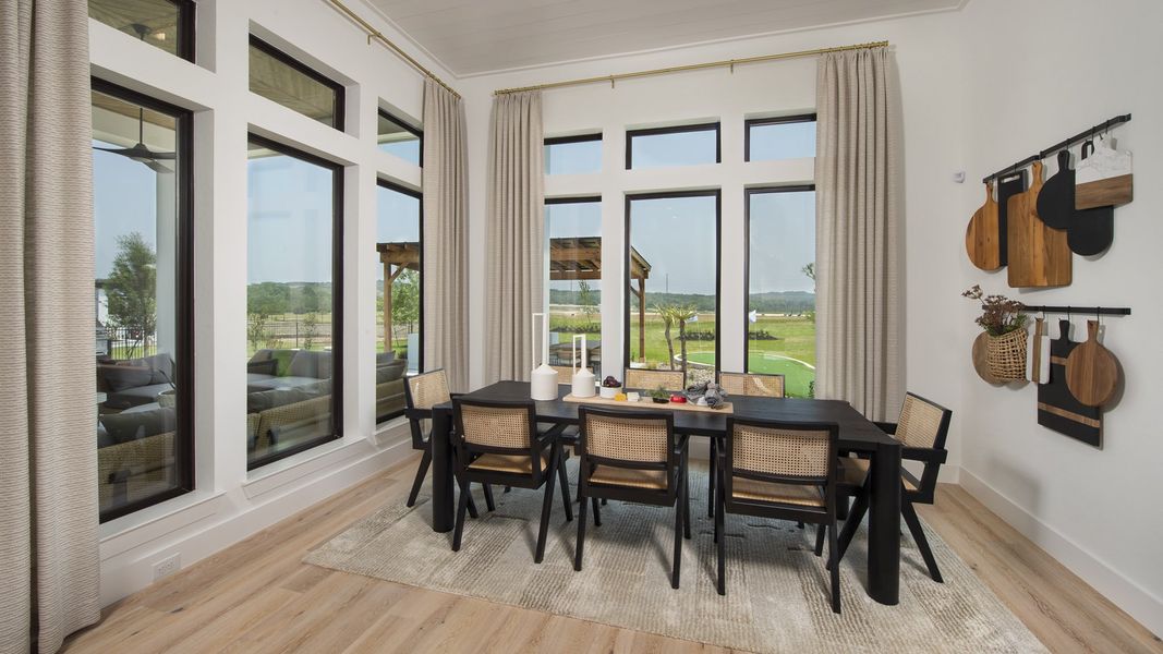 Representative furnished interior of a home built from the 4354A by Perry Homes in Enchanted Creek, Allen (Image 5).