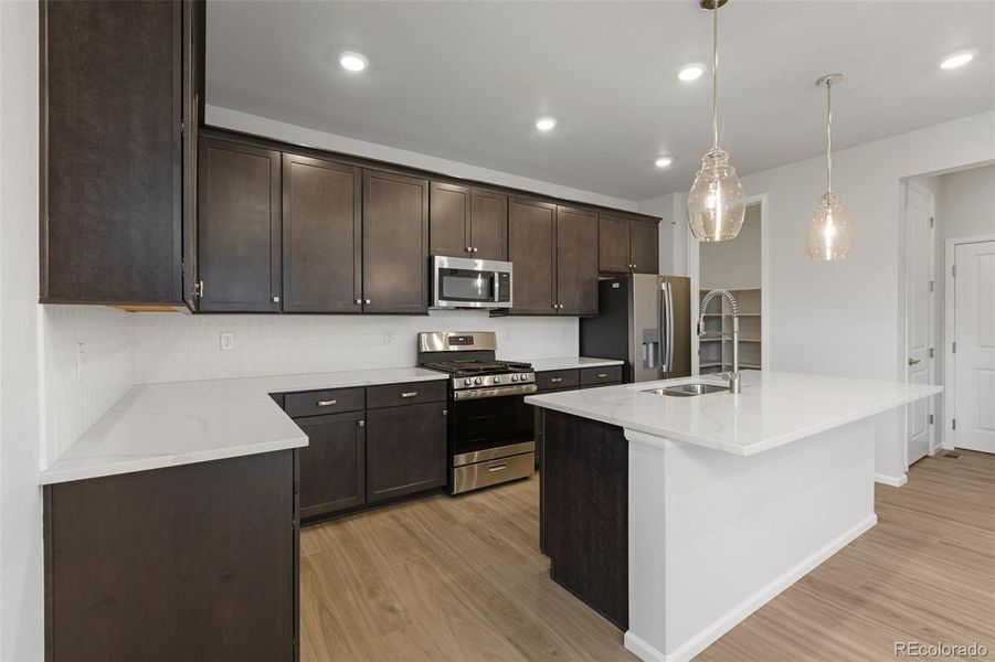 Furnished interior view inside a new home in The Manors Collection at Golden Overlook, Golden (Image 6).