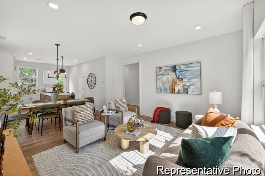 Furnished interior view inside a new home in Colvin Park, Rock Hill (Image 9).