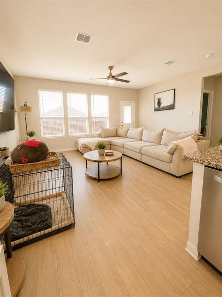 Furnished interior view inside a new home in Terra Trace, Fort Worth (Image 7).