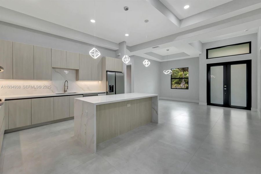 Furnished interior view inside a new home in , Naples (Image 10).
