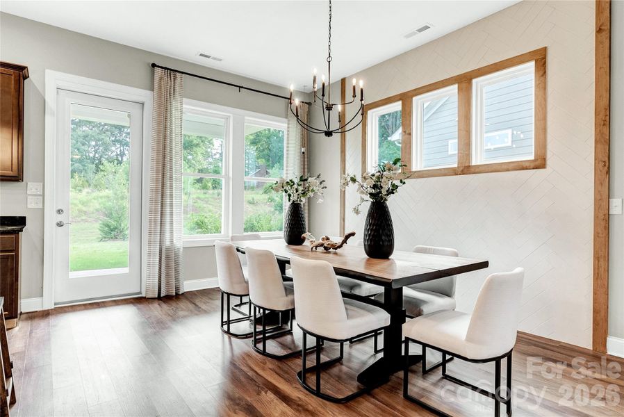 Dining Area. Model photos used for reference Dining Area. Model photos used for reference