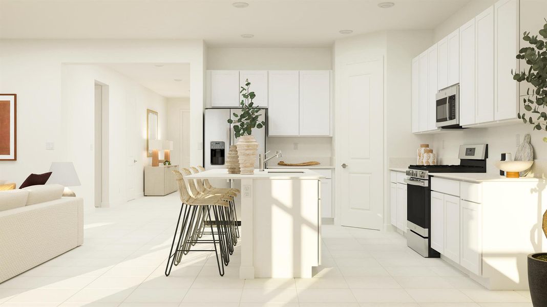 Furnished interior view inside a new home in , The Acreage (Image 10). Furnished interior view inside a new home in , The Acreage (Image 10).