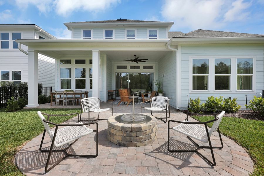 Representative exterior details of a home built from the Sawyer by Riverside Homes in Mariposa at EverRange, Jacksonville (Image 34).