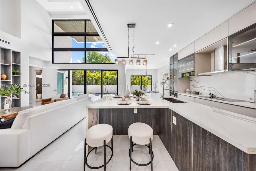 Furnished interior view inside a new home in , Fort Lauderdale (Image 6).