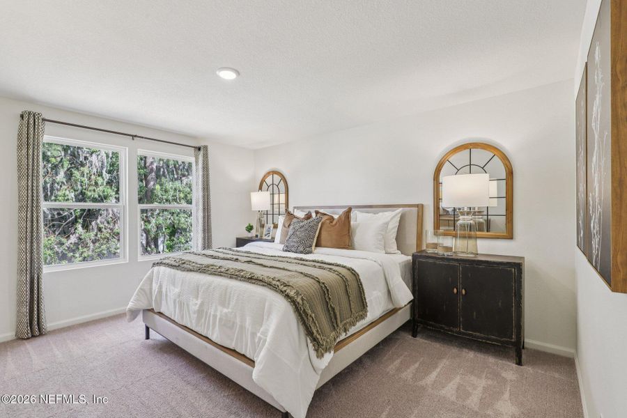 Furnished interior view inside a new home in , Jacksonville (Image 28).