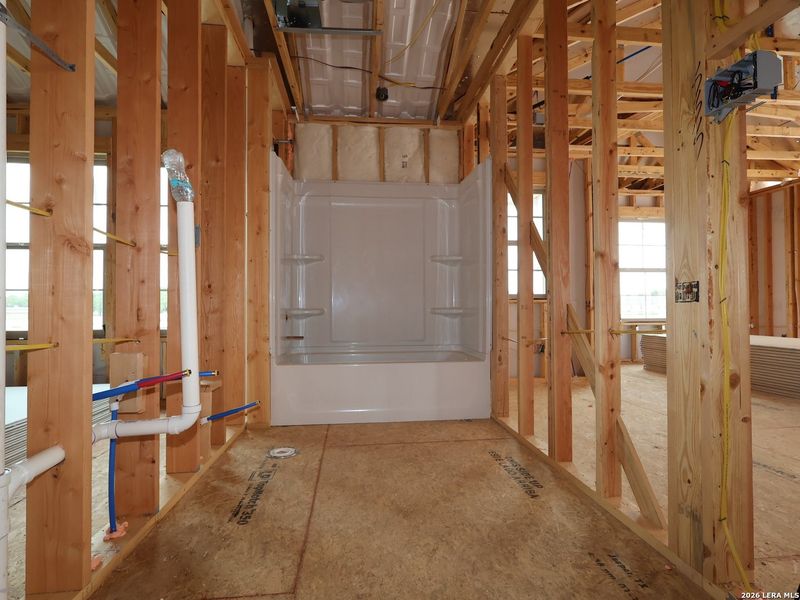 In-progress construction of a new home in Greenspoint Heights, Seguin, TX (Image 35).