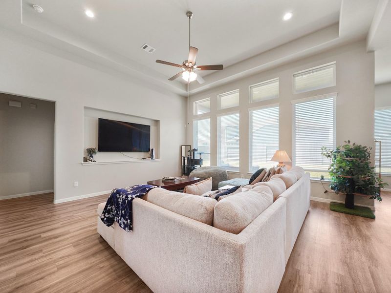 Furnished interior view inside a new home in , Katy (Image 3). Furnished interior view inside a new home in , Katy (Image 3).