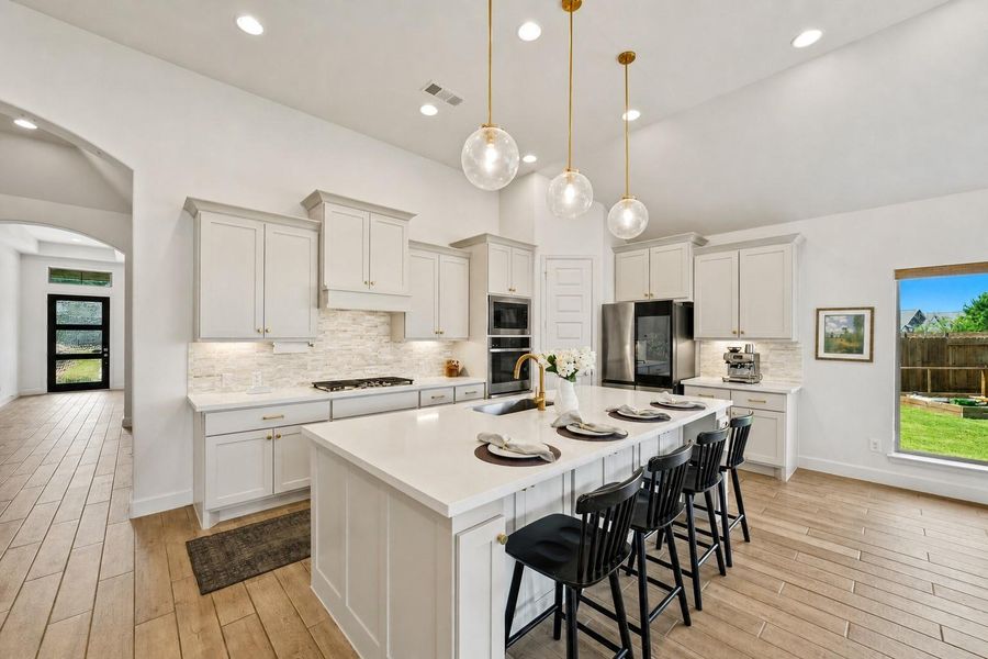 Furnished interior view inside a new home in Artavia, Conroe (Image 11).