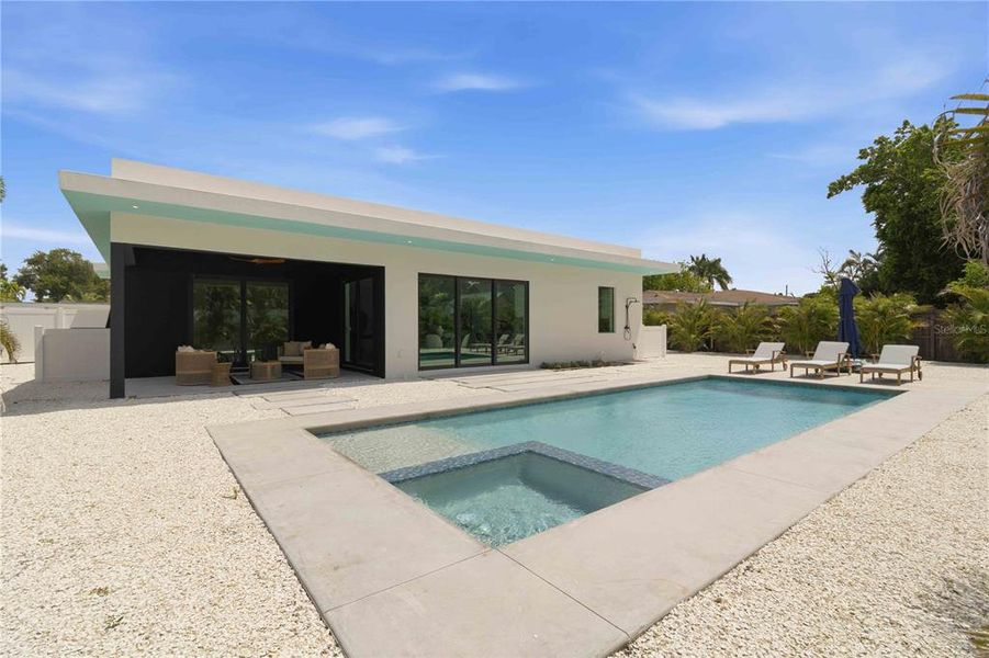 Exterior details and patio area of a home in , Sarasota (Image 22).