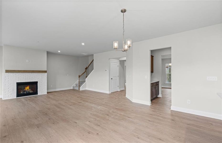 Spacious, unfurnished interior of a new home in Sierra Creek, Hoschton (Image 42).