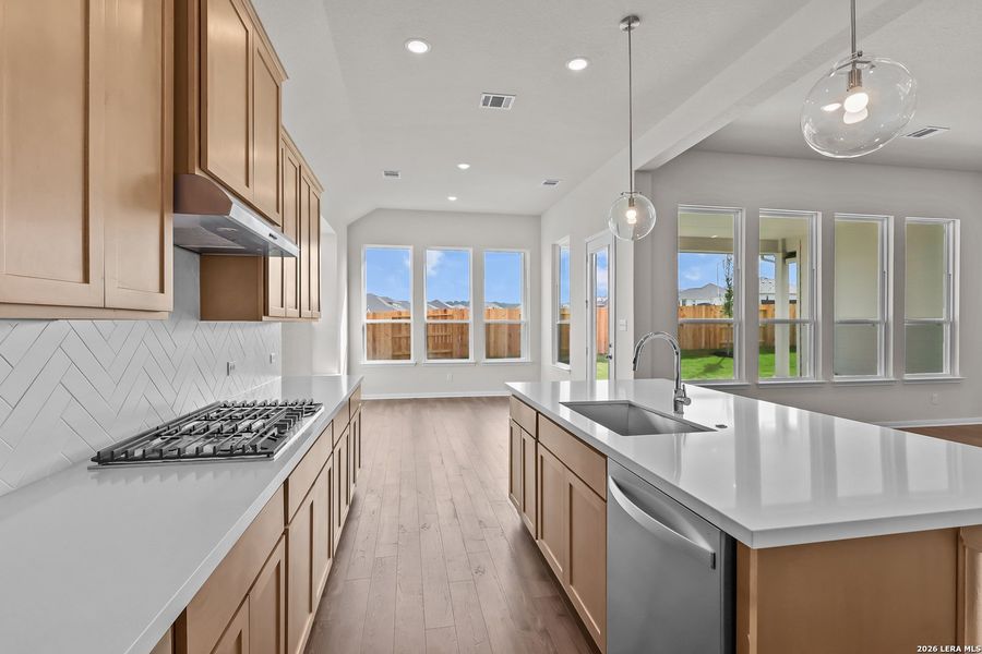 Furnished interior view inside a new home in Homestead, Schertz (Image 10).