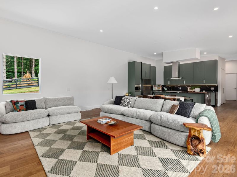 Furnished interior view inside a new home in , Mills River (Image 4).