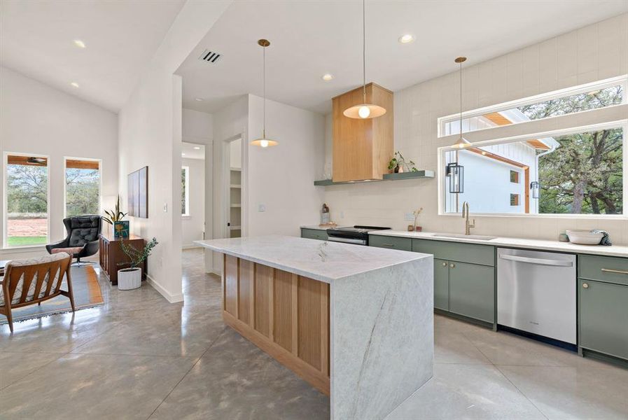 Furnished interior view inside a new home in , Bridgeport (Image 15).