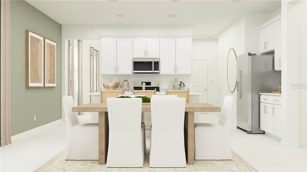 Furnished interior view inside a new home in , Groveland (Image 10).