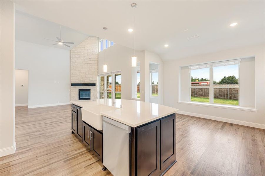Furnished interior view inside a new home in Mockingbird Heights Classic 60, Midlothian (Image 15).