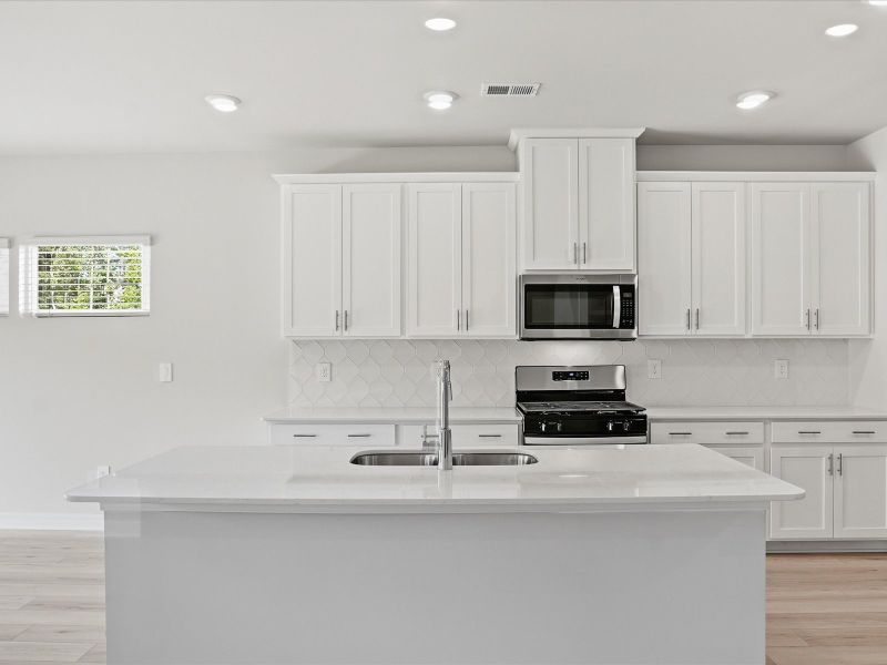 Furnished interior view inside a new home in Collier Ridge, Moore (Image 3). Furnished interior view inside a new home in Collier Ridge, Moore (Image 3).