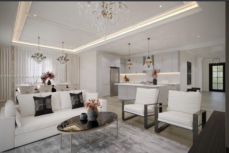 Furnished interior view inside a new home in , Port Charlotte (Image 5).