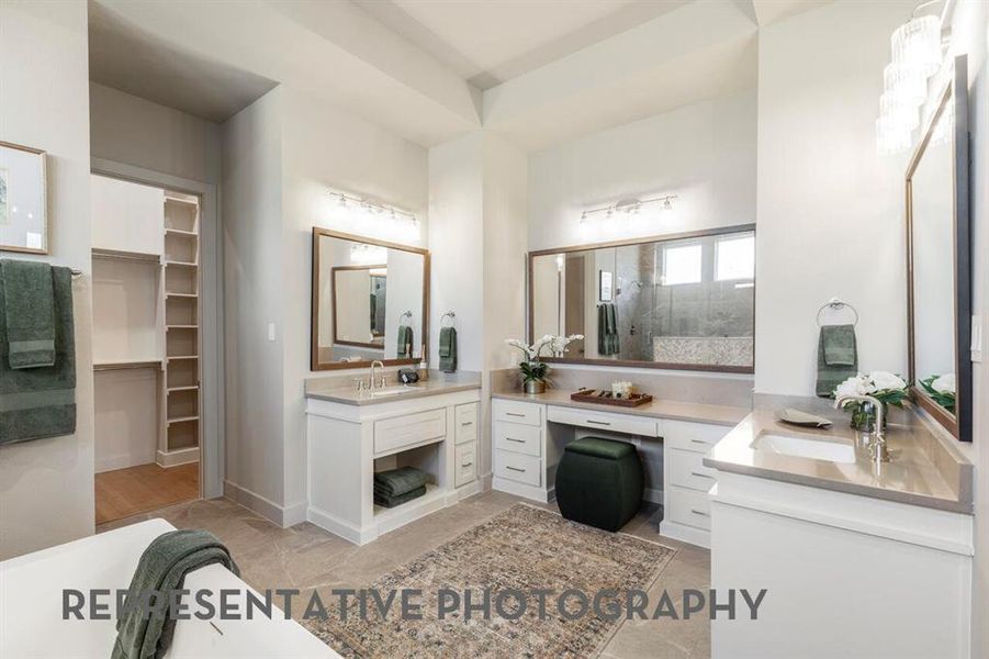 Furnished interior view inside a new home in The Parks at Wilson Creek, Celina (Image 15).