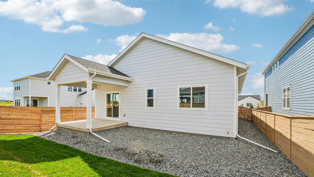 Enjoy outdoor living in this welcoming patio space