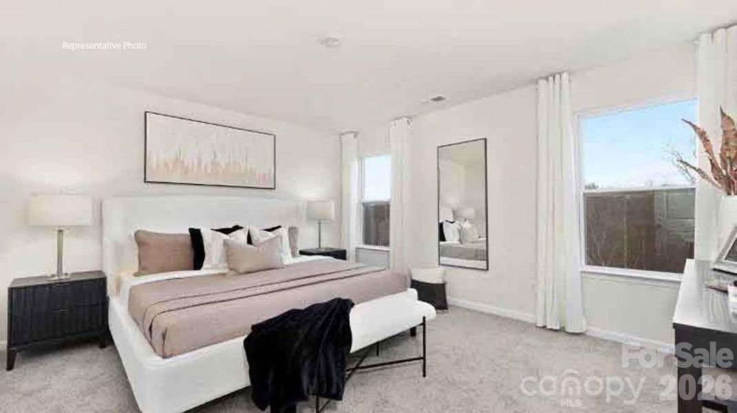 Furnished interior view inside a new home in Fergus Crossing, York (Image 9).