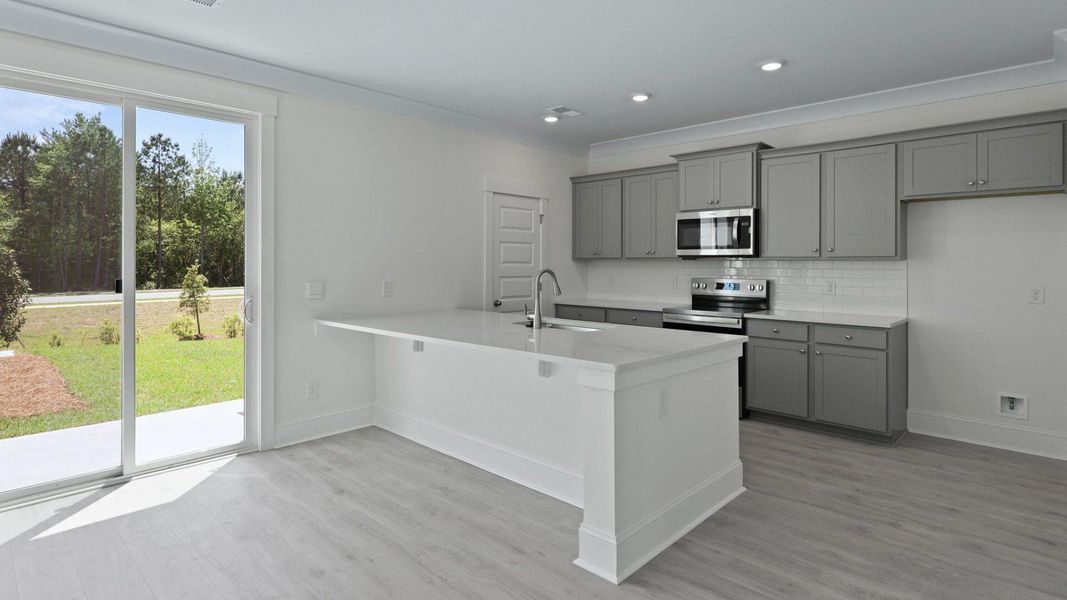 Furnished interior view inside a new home in Sheep Island, Summerville (Image 10).