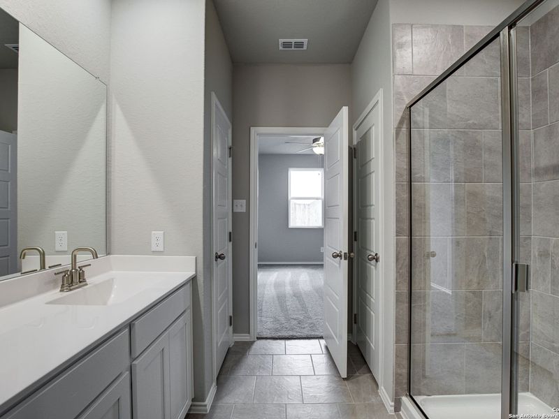 Furnished interior view inside a new home in Applewhite Meadows, San Antonio (Image 13).