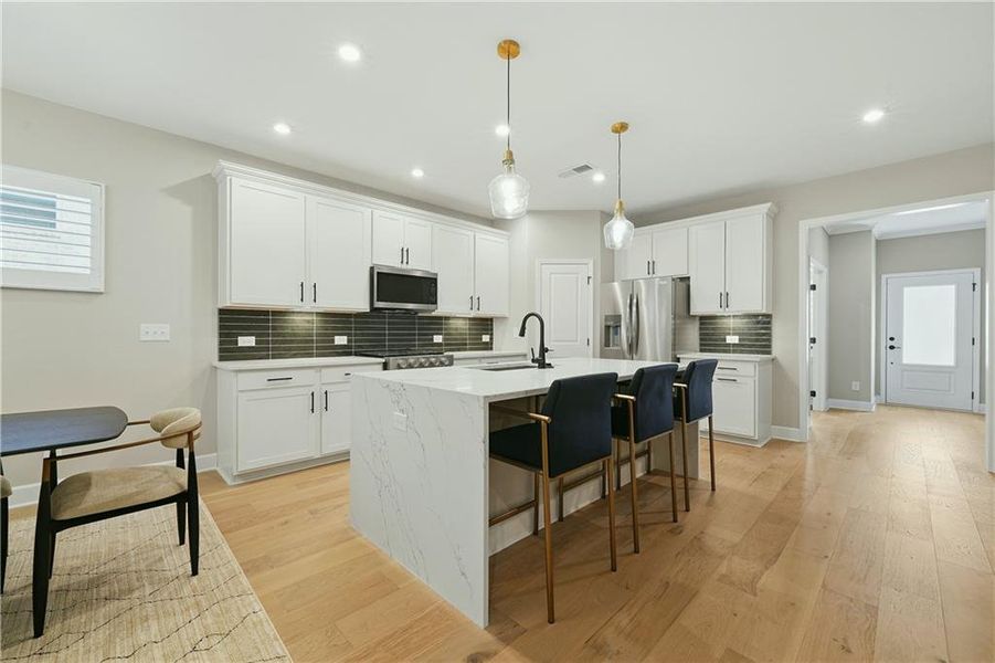 Furnished interior view inside a new home in , Atlanta (Image 7).