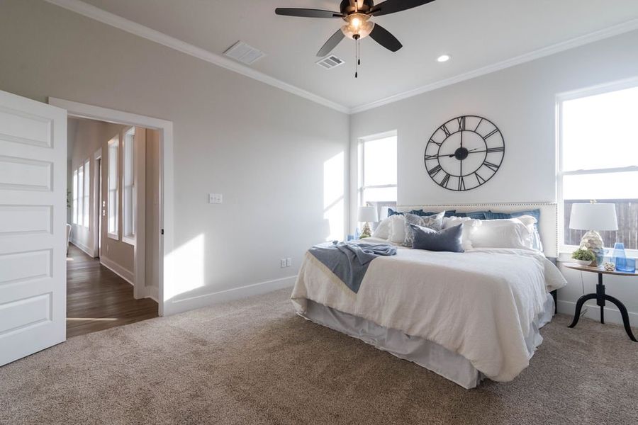 Representative furnished interior of a home built from the The Lydia by Reece Homes in Traditions, Bryan (Image 12).