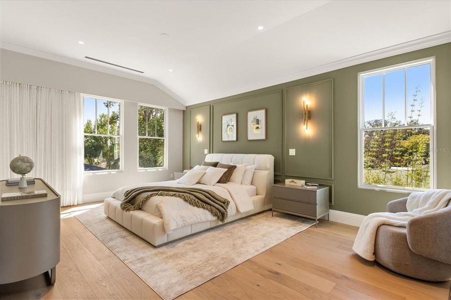 Furnished interior view inside a new home in , Orlando (Image 30).