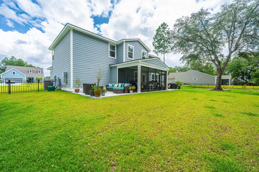 Front exterior of a new home in Sea Island Preserve, Johns Island, SC, highlighting curb appeal (Image 25).