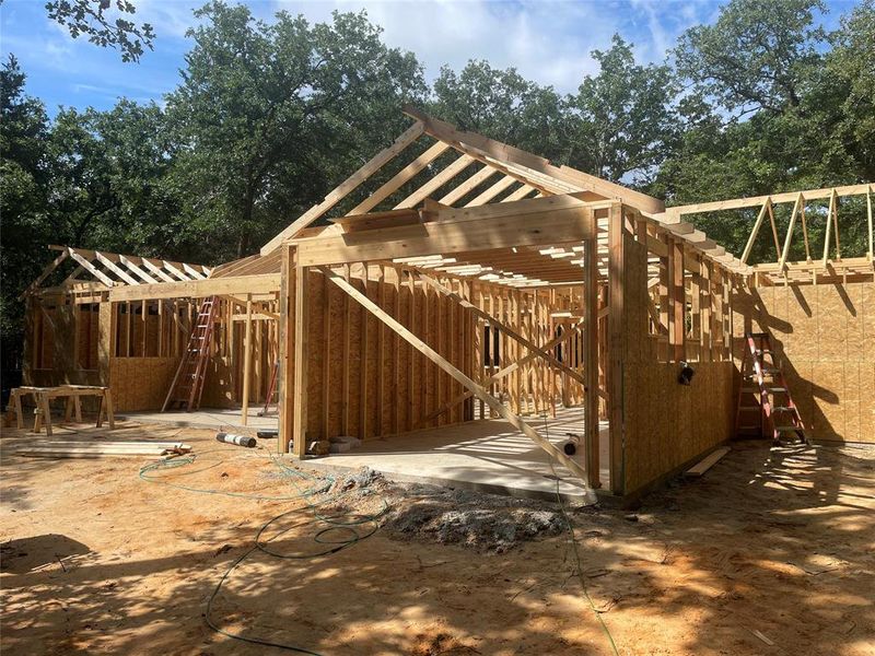 In-progress construction of a new home in , Holly Lake Ranch, TX (Image 3). In-progress construction of a new home in , Holly Lake Ranch, TX (Image 3).