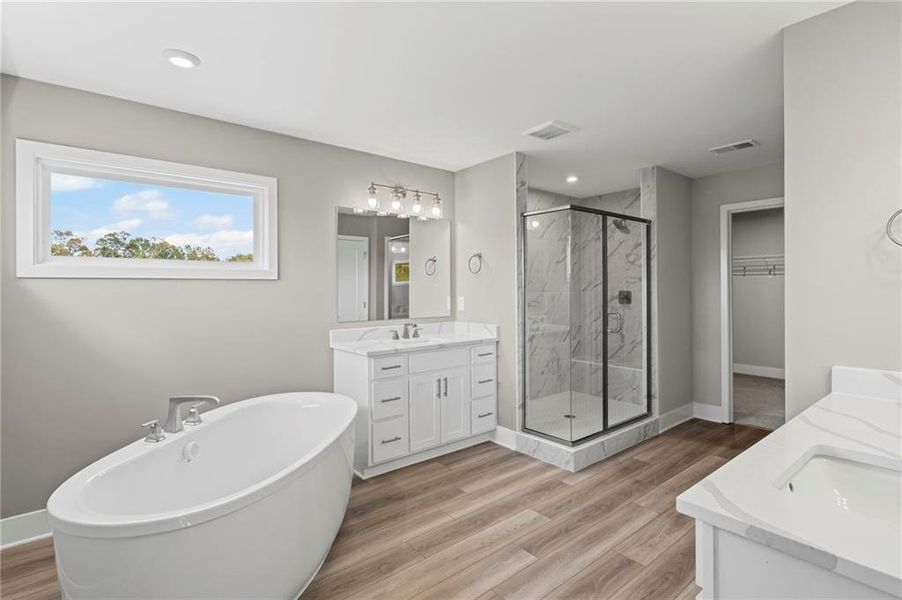 Furnished interior view inside a new home in Twin Lakes, Hoschton (Image 12).