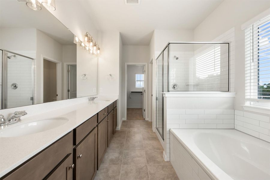 Furnished interior view inside a new home in The Cottages at La Cima, San Marcos (Image 6).