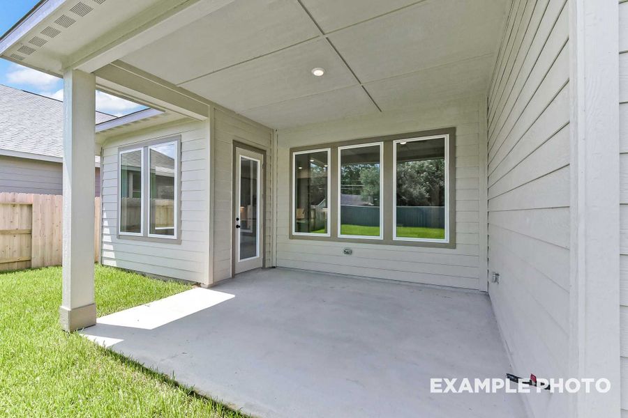 Representative exterior details of a home built from the The Sequoia by Davidson Homes LLC in Sundance Cove, Crosby (Image 3).