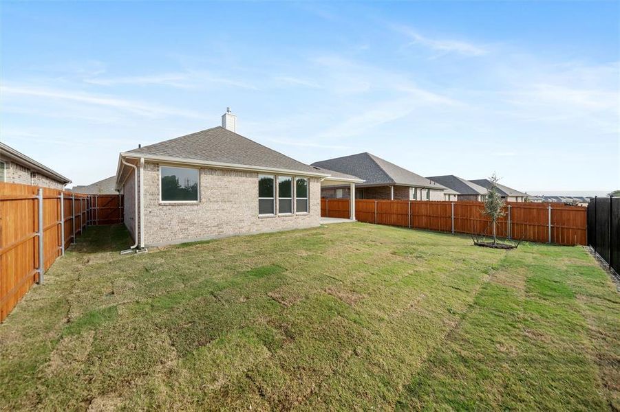Exterior details and patio area of a home in Morningstar, Aledo (Image 19). Exterior details and patio area of a home in Morningstar, Aledo (Image 19).