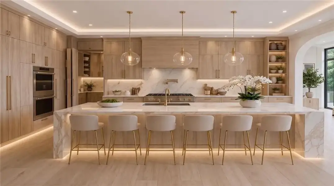 Furnished interior view inside a new home in , Alpharetta (Image 19).