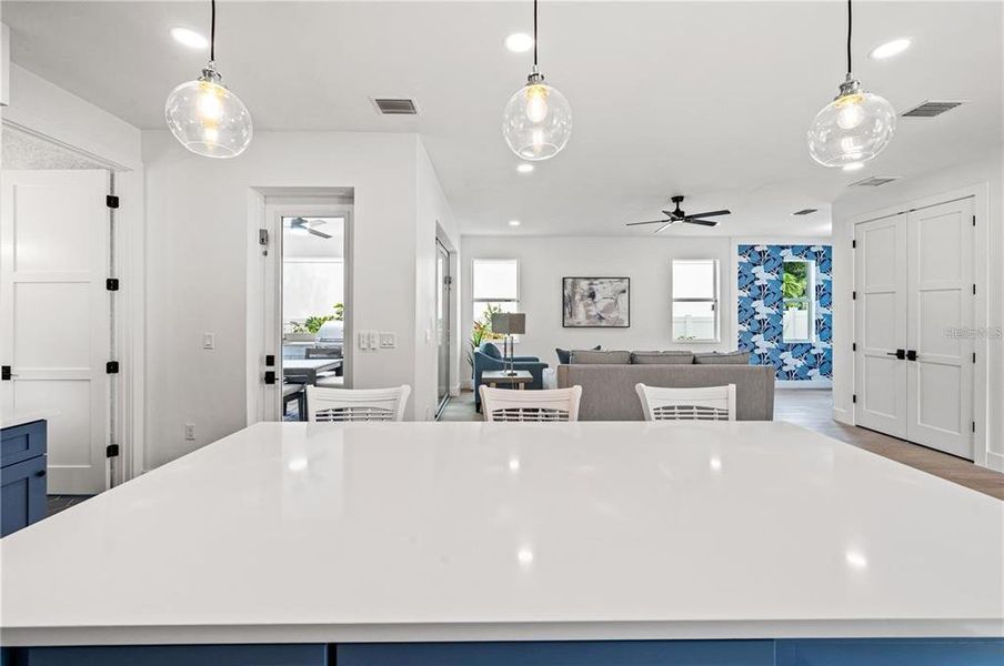 Furnished interior view inside a new home in , Sarasota (Image 6).