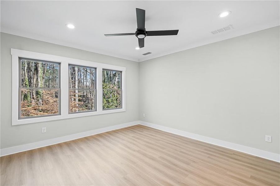 Spacious, unfurnished interior of a new home in Devin's Shire - A Kennesaw Tradition, Kennesaw (Image 32). Spacious, unfurnished interior of a new home in Devin's Shire - A Kennesaw Tradition, Kennesaw (Image 32).
