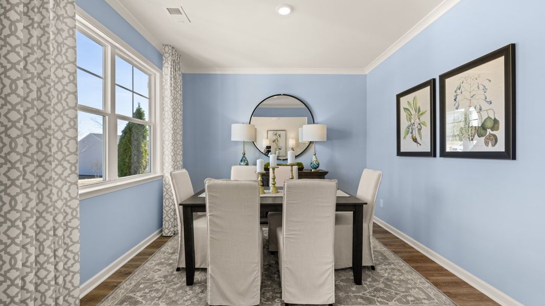 Representative furnished interior of a home built from the Hayden by D.R. Horton in Champion's Run, Lithonia (Image 16).