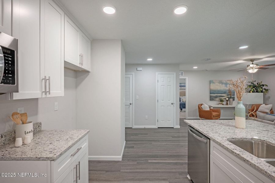 Furnished interior view inside a new home in , Jacksonville (Image 6). Furnished interior view inside a new home in , Jacksonville (Image 6).