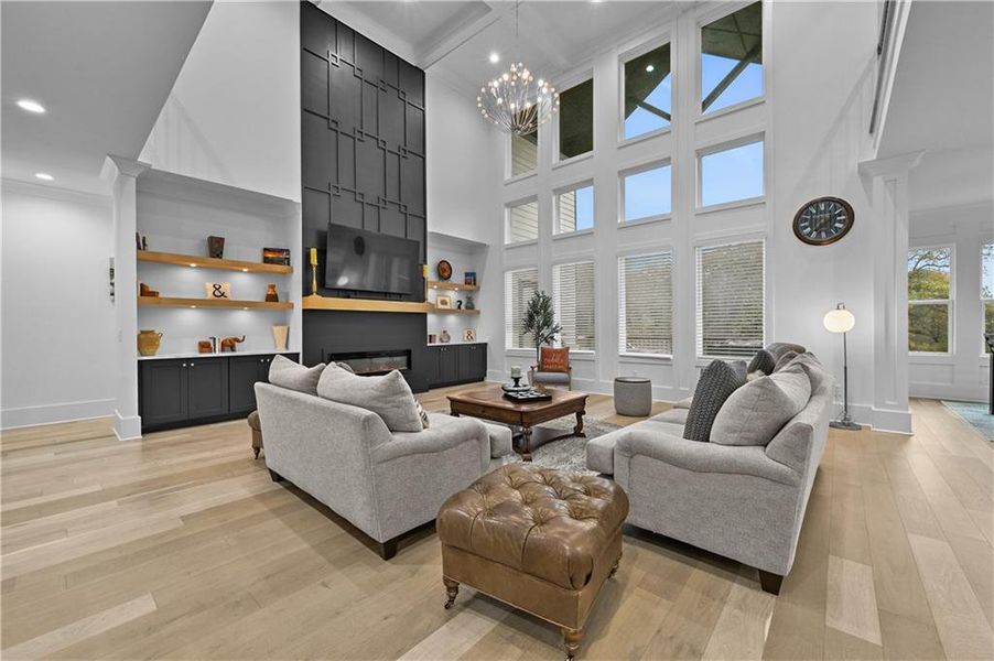 Furnished interior view inside a new home in , Buford (Image 22).