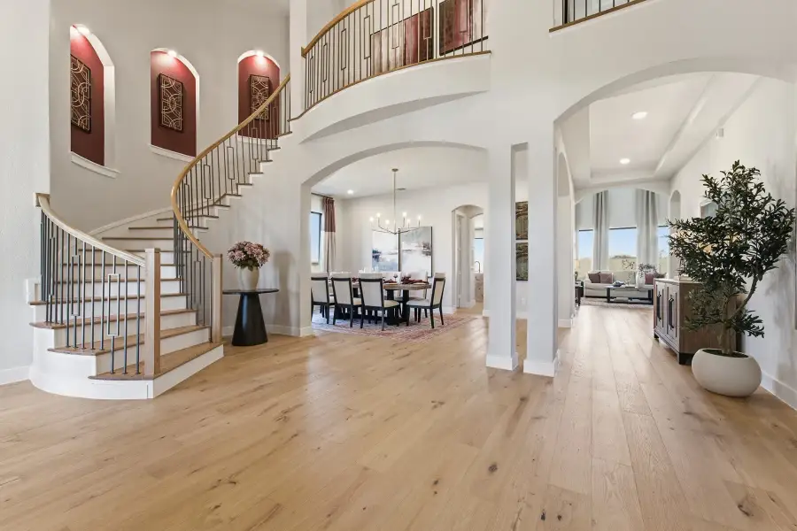 Representative furnished interior of a home built from the Laguna III by CastleRock Communities in Lakesong, Grand Prairie (Image 6).