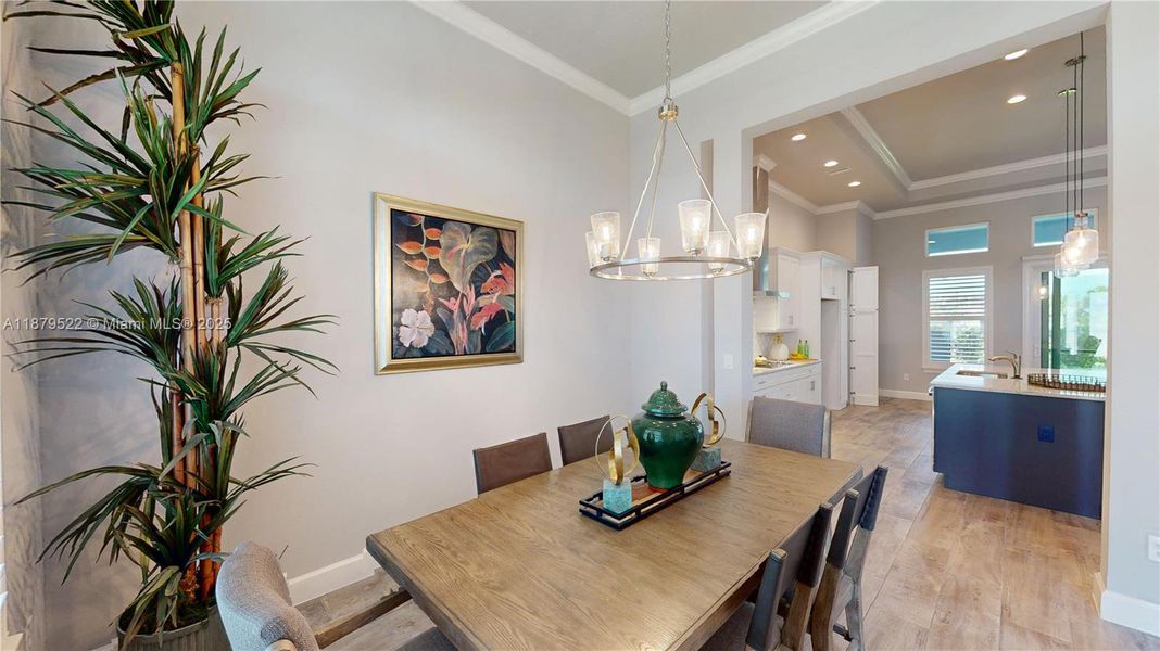 Furnished interior view inside a new home in , Ormond Beach (Image 31).